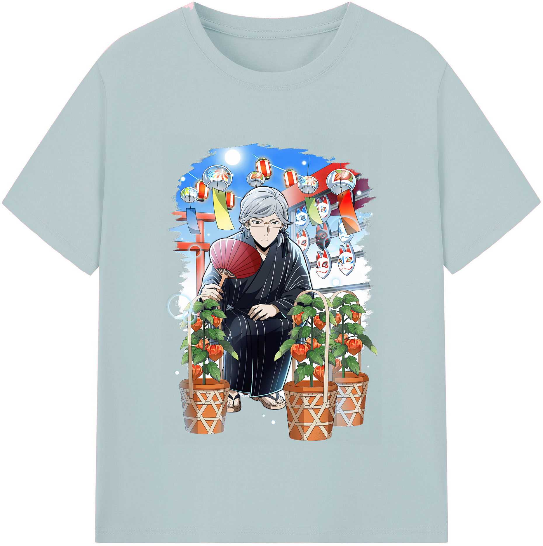 （画像用） 文豪ストレイドッグス Bungo Stray Dogs 綿100％半袖Tシャツ（フロントプリント）